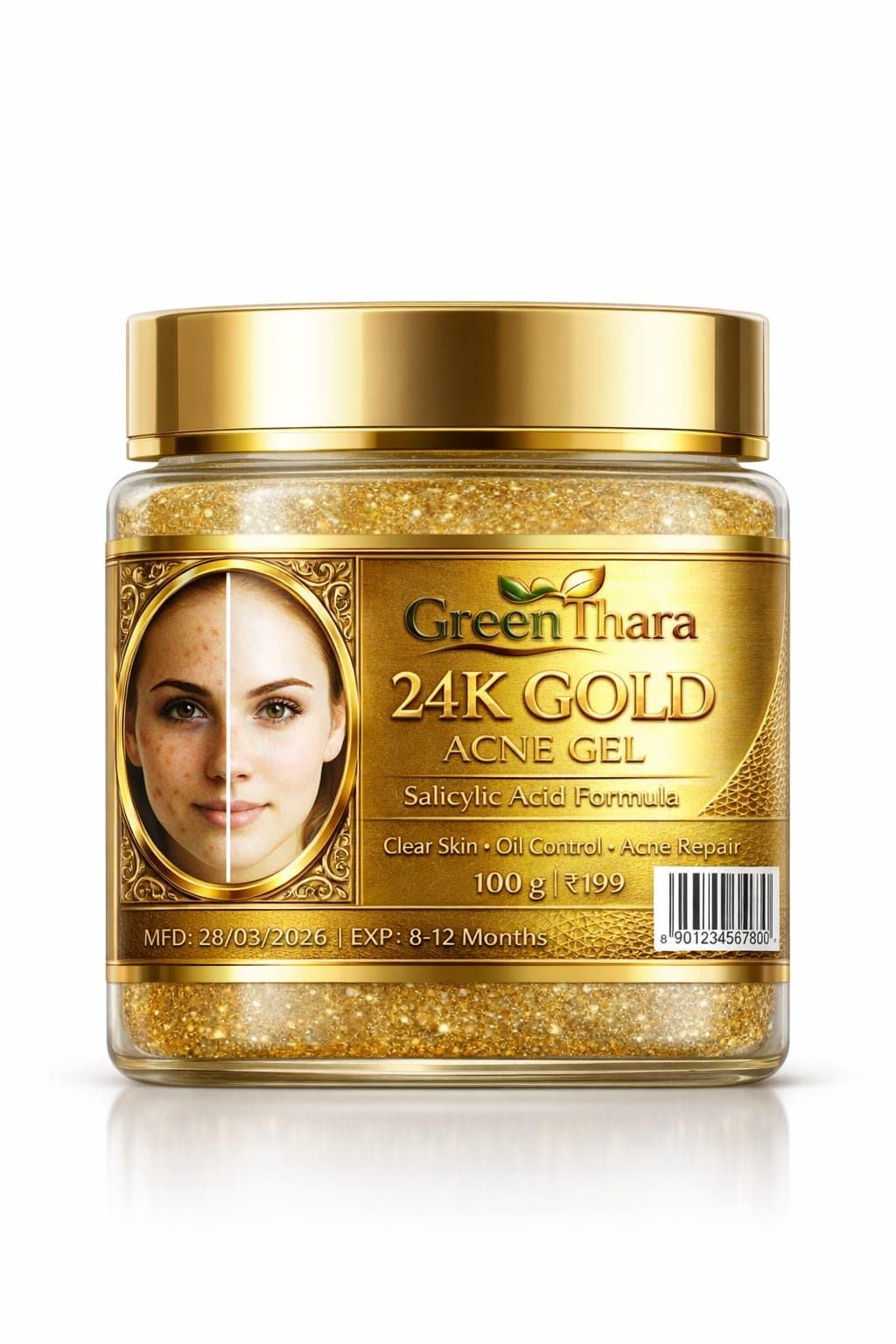 24K Gold Acne Gel product view 1